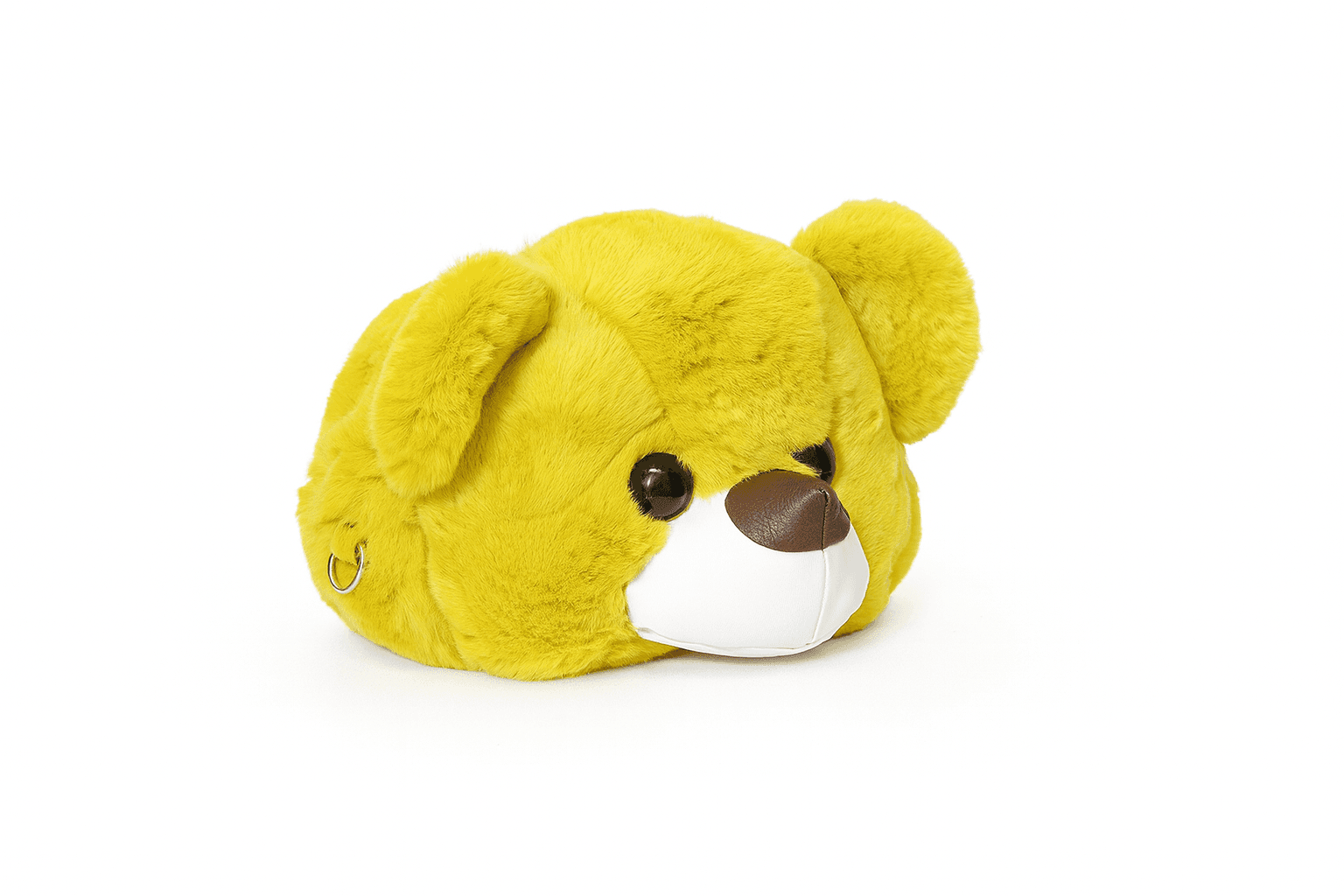 Teddy Face Plush Pouch for Girls & Kids ID No: GP054_YELLOW thumbnail 4