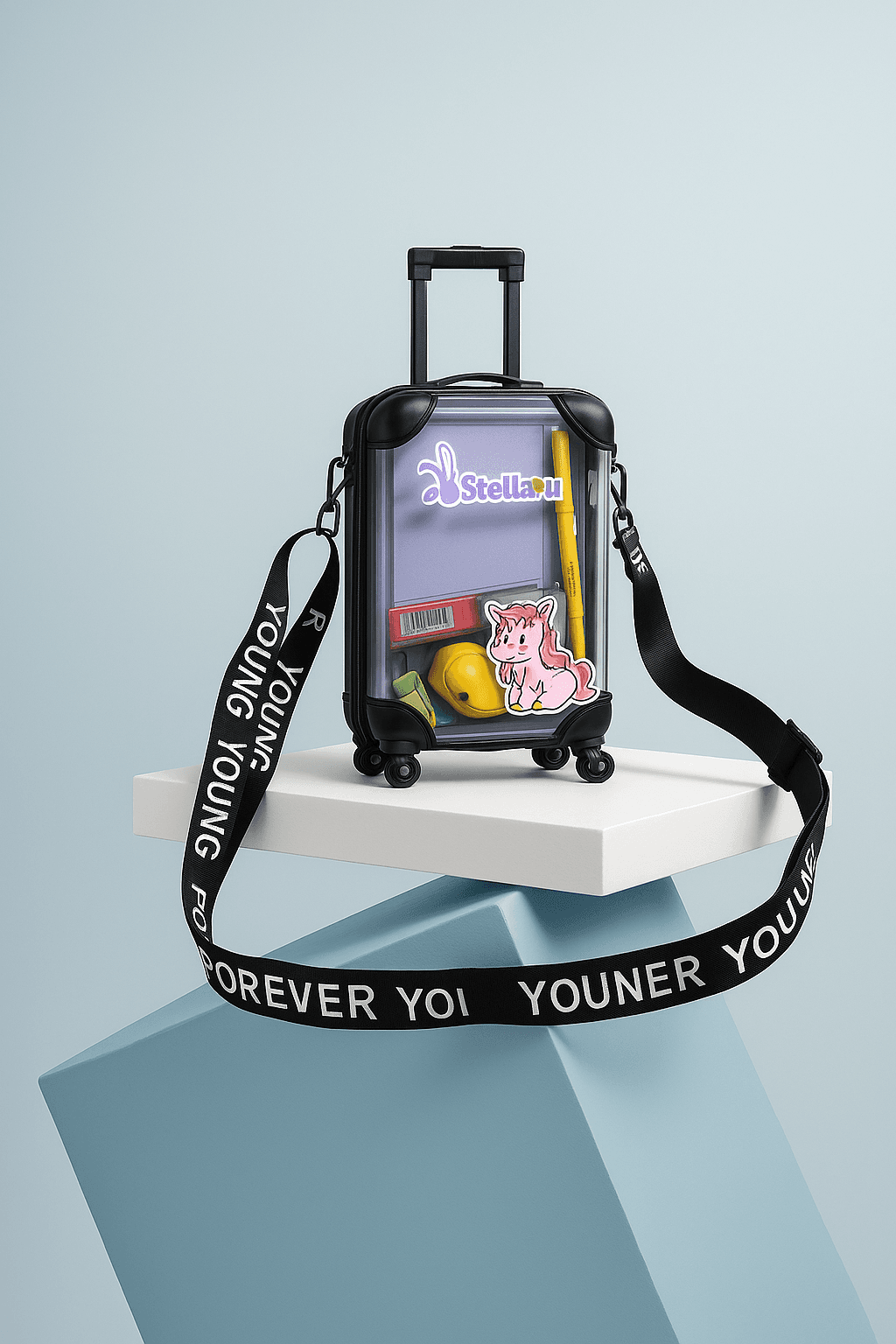 Trendy Transparent Mini Trolley thumbnail 4