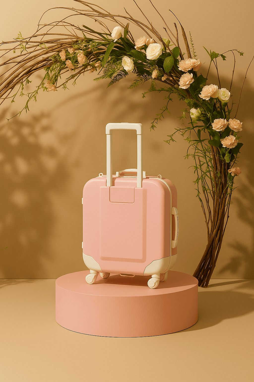 Kuromi Cartoon Mini Suitcase Crossbody Bag - Pink thumbnail 2