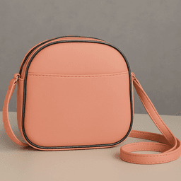 Women & Girls Cross Body Sling Bag with Height Adjustable Belt - Pink