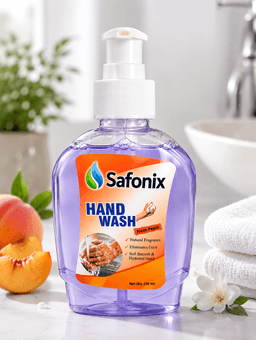 Safonix Hand Wash | Fresh Peach Fragrance |  250 ML Pack Of 2