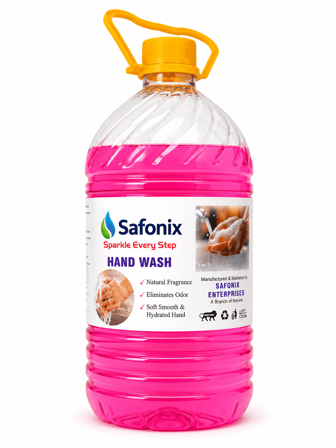 Safonix Hand Wash Liquid 5 Litre Jar