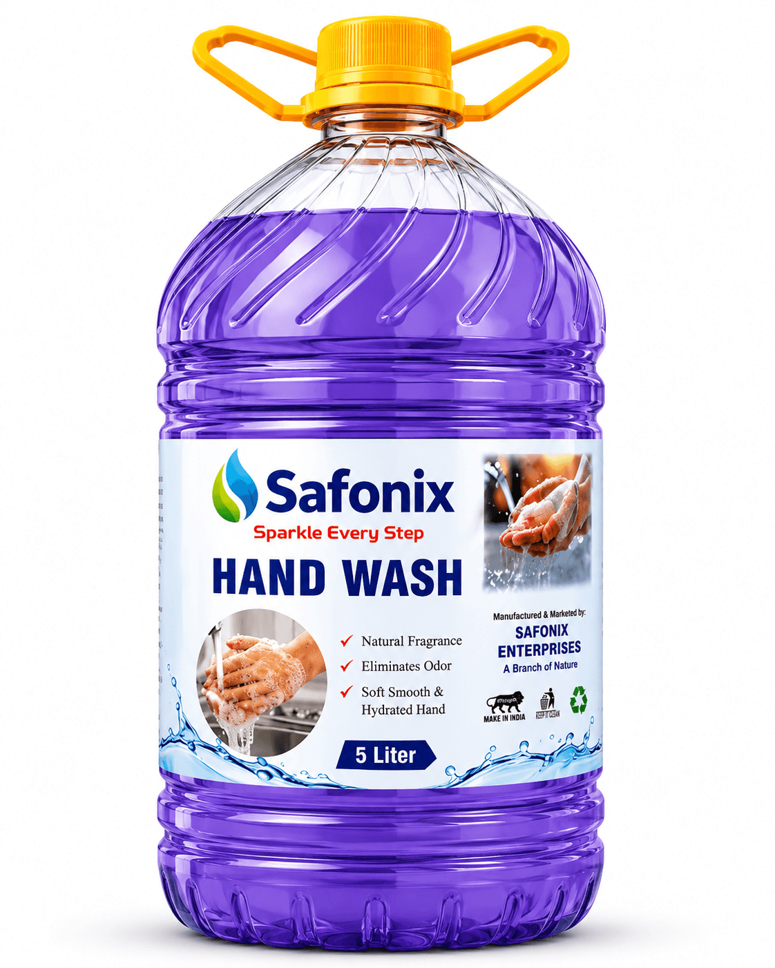 Safonix Hand Wash Liquid 5 Litre Jar