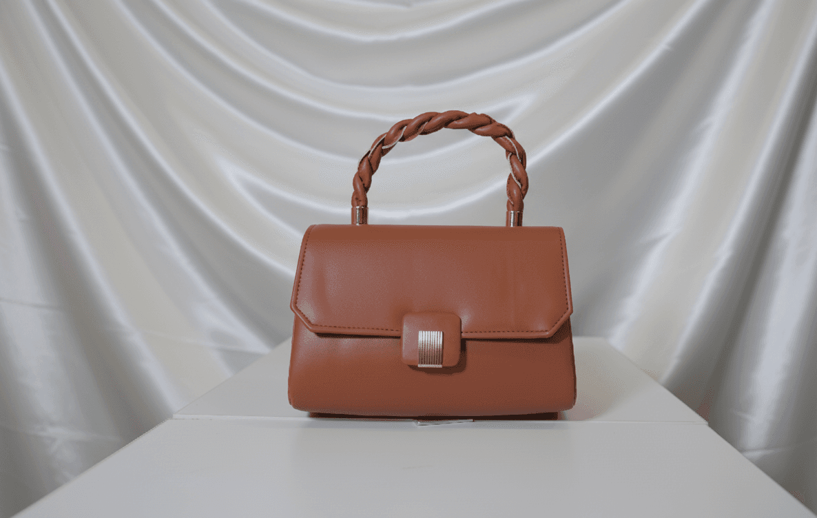 Trendy Women’s Braided Handle Leather Handbag thumbnail 3