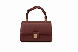 Premium Women’s Braided Handle Leather Handbag