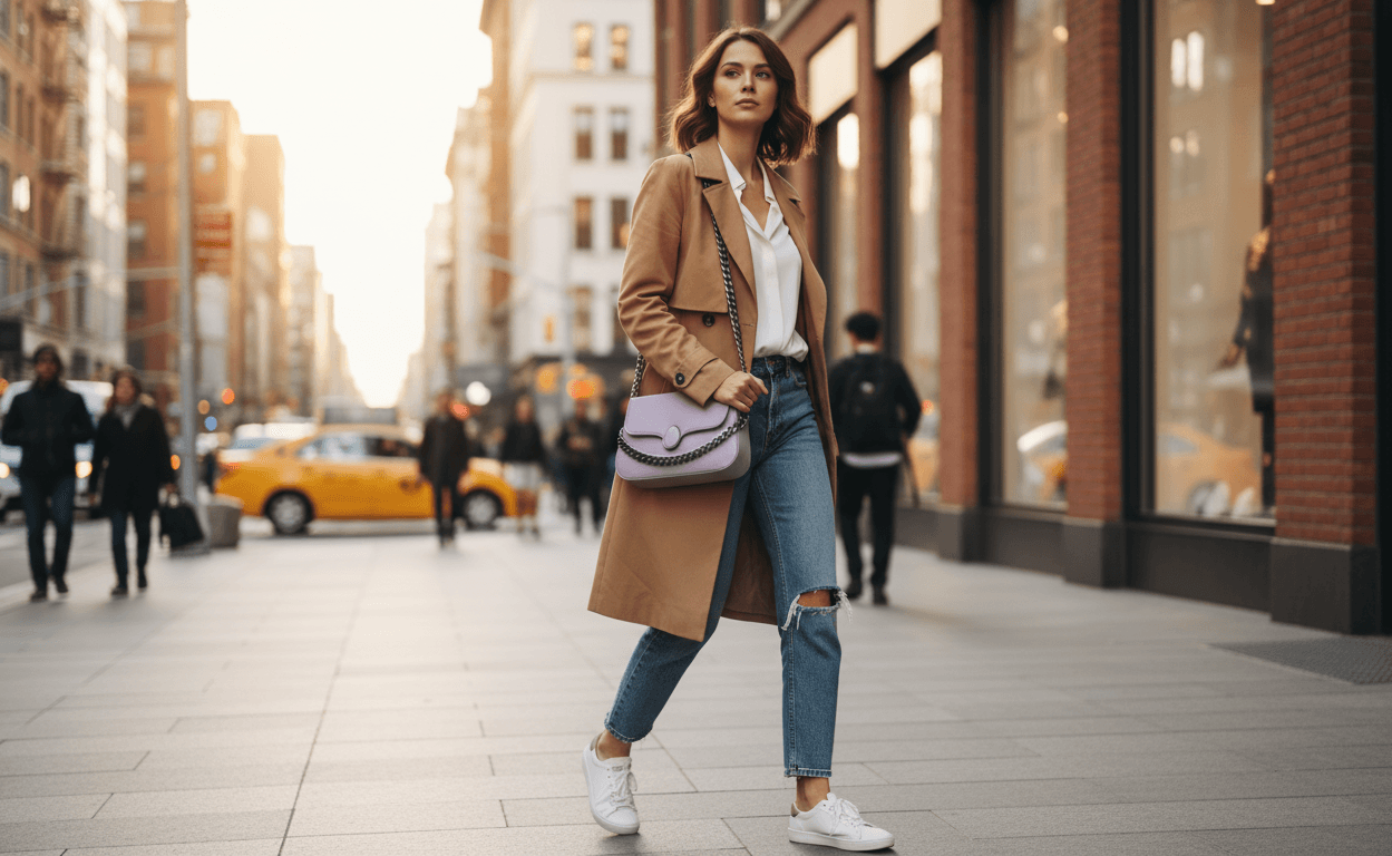 Trendy Round Flap Lock Shoulder Bag thumbnail 3
