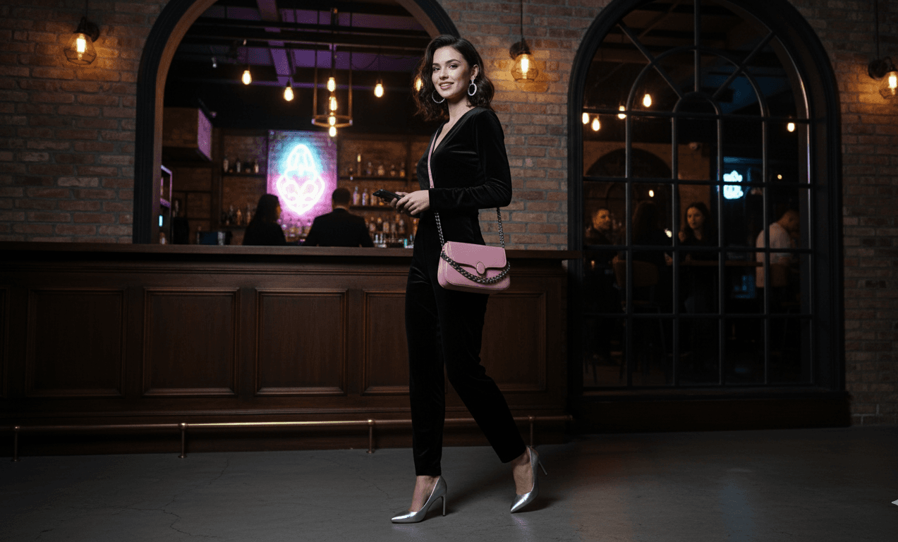 Premium Round Flap Lock Shoulder Bag thumbnail 5