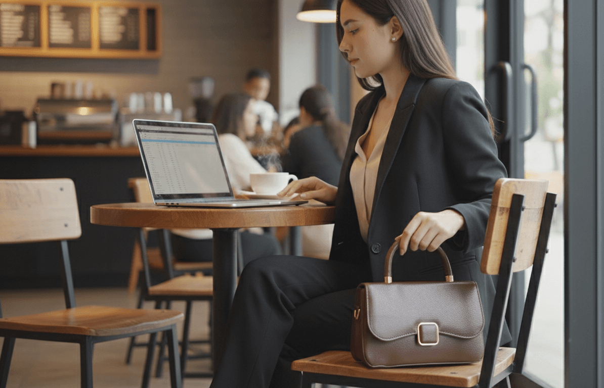 Trendy Top Handle Handbag thumbnail 6