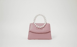 Trendy Pearl Handle Handbag
