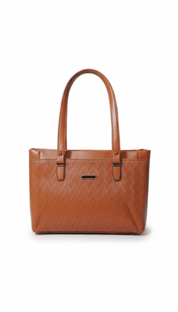 Textured Tote Handbag