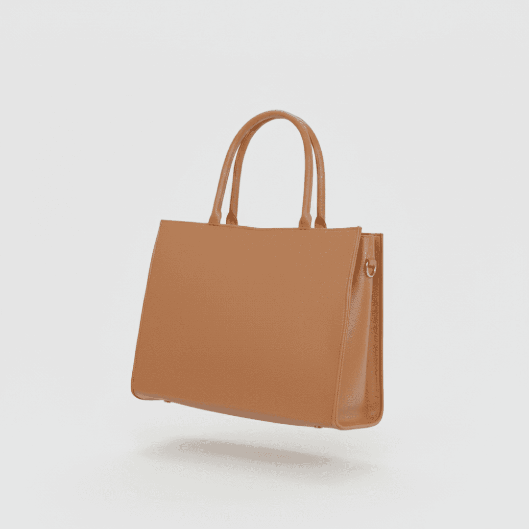 Elegant Mandala Tote Bag in Brown thumbnail 4