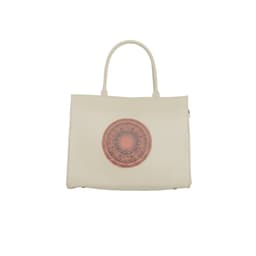 Elegant Mandala Tote Bag in Cream