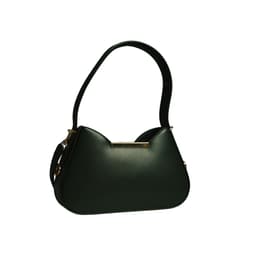 Green Mini Shoulder Sling Bag for Women in Black