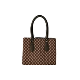 Premium Pattern Tote Handbag in Black