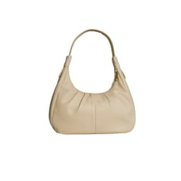 Soft Hobo Shoulder Bag – Cream in Cream