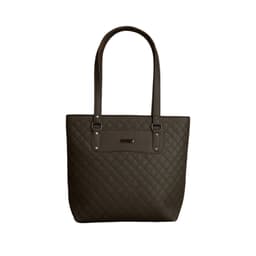 Quilted Classic Tote Bag – Grey in Grey