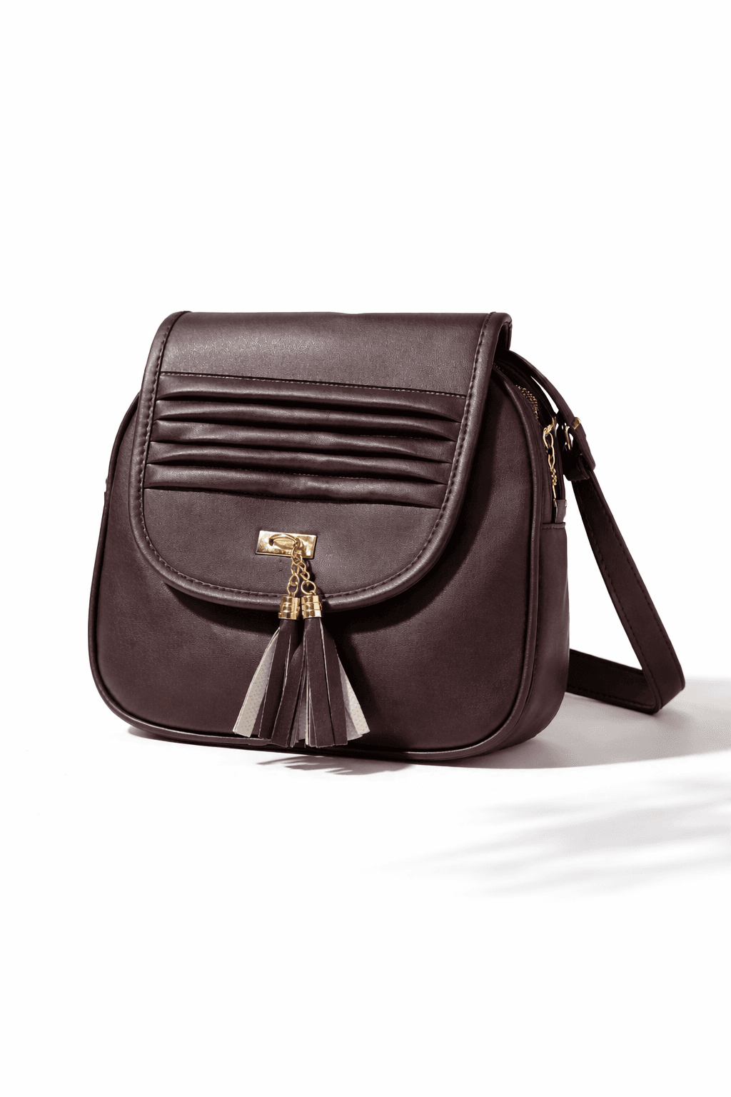 Compact Sling Bag in Brown thumbnail 4
