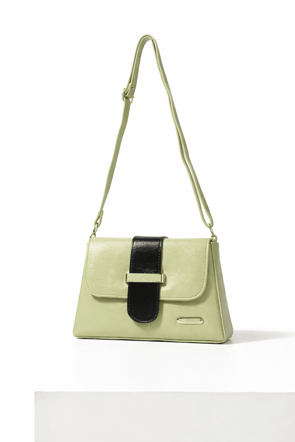 Elegance Flap Mini Sling Bag in Grey thumbnail 3