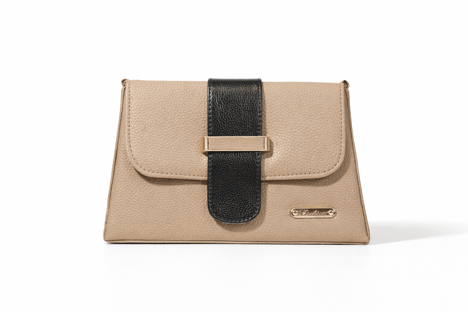 Elegance Flap Mini Sling Bag in Tan thumbnail 5