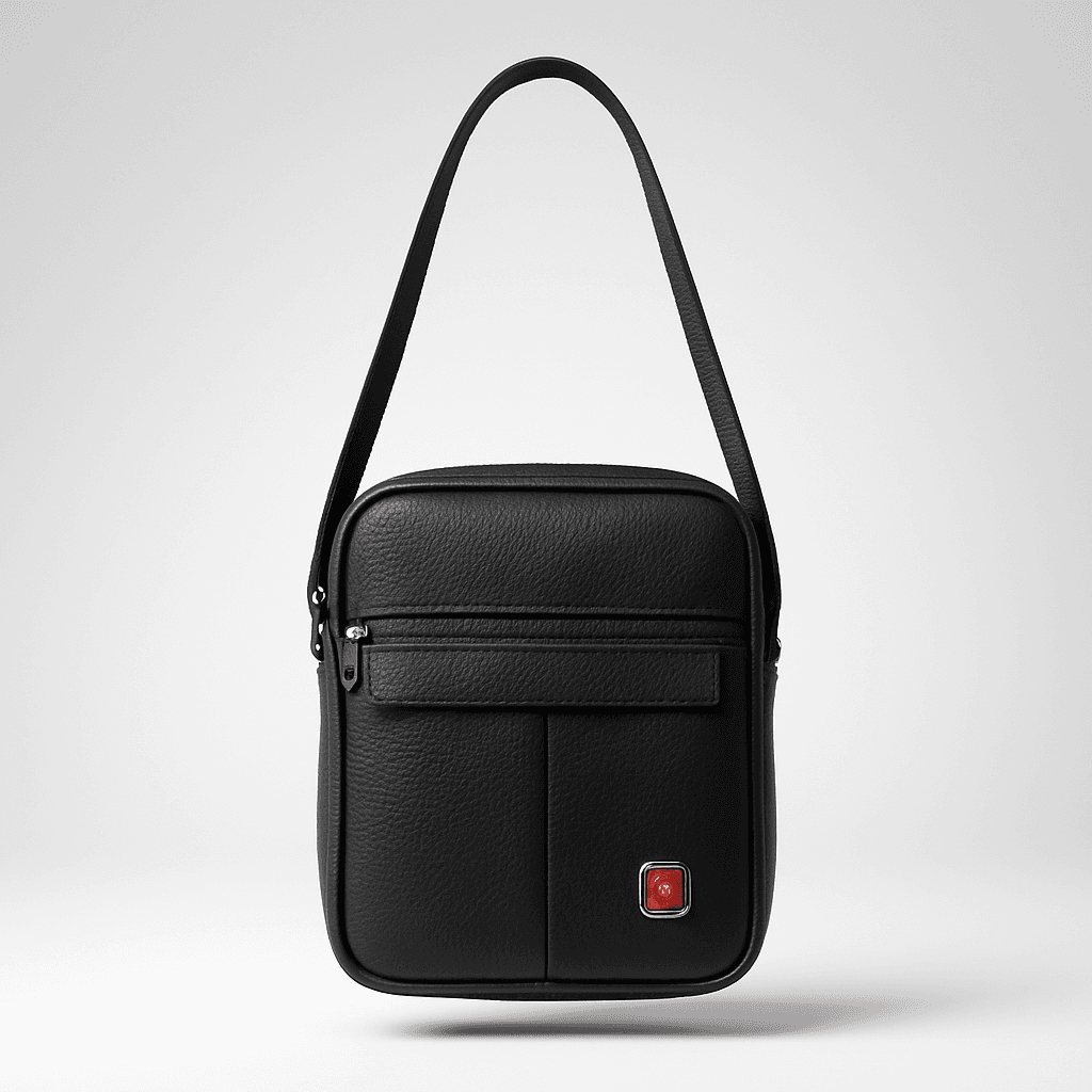 Men's Premium Sling Bag in Black thumbnail 5