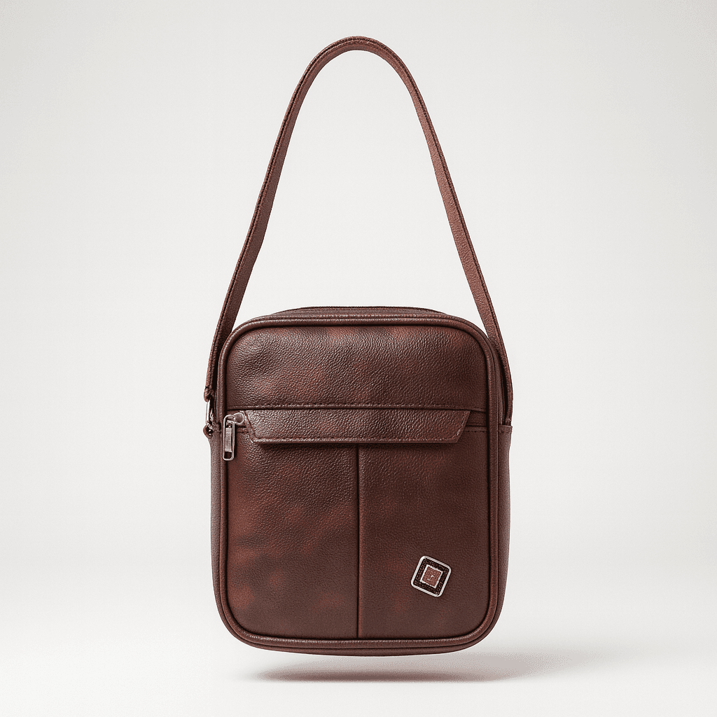 Men's Classic Sling Bag in Brown thumbnail 5