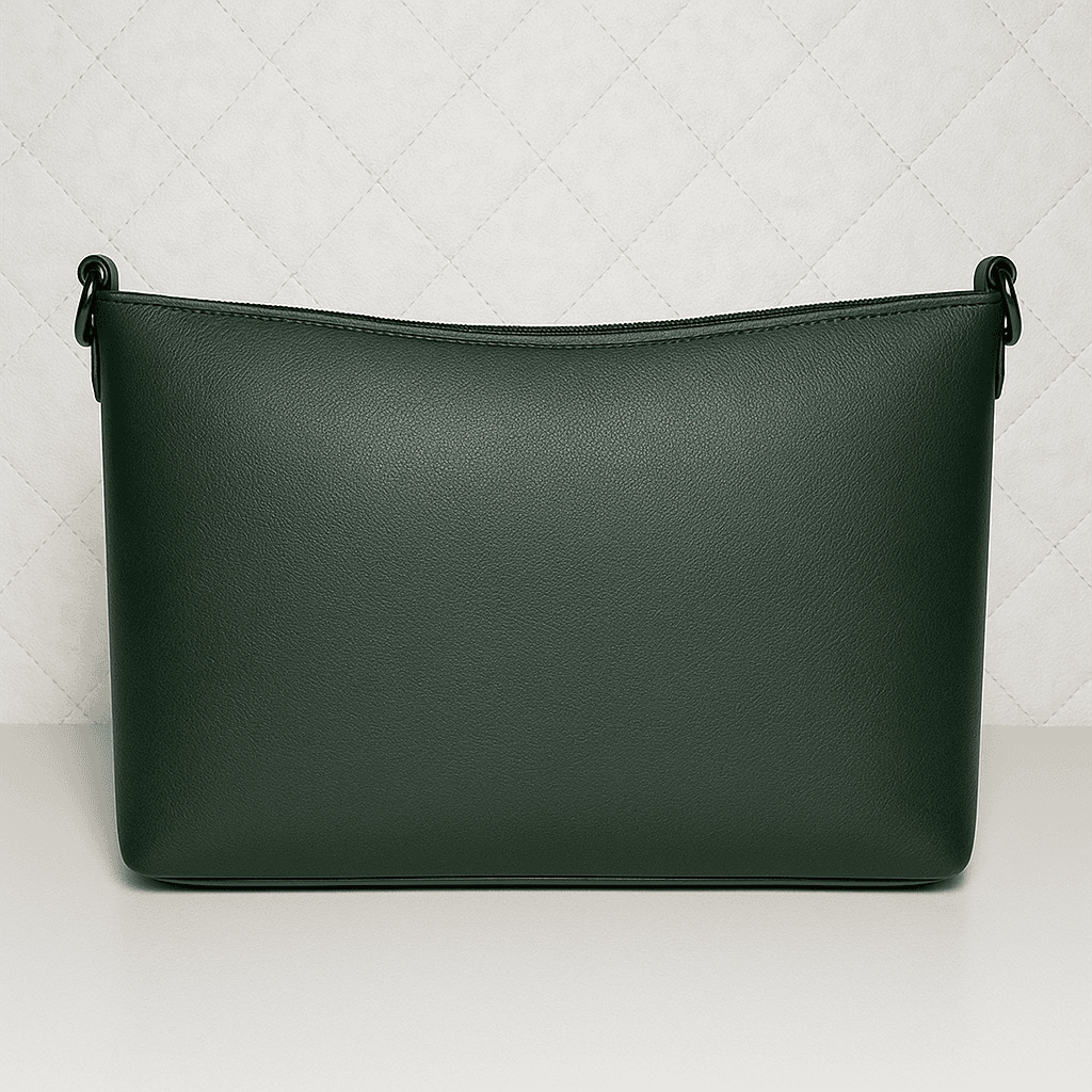 Women & Girls Cross Body Sling Bag with Height Adjustable Belt - Dark Green thumbnail 2