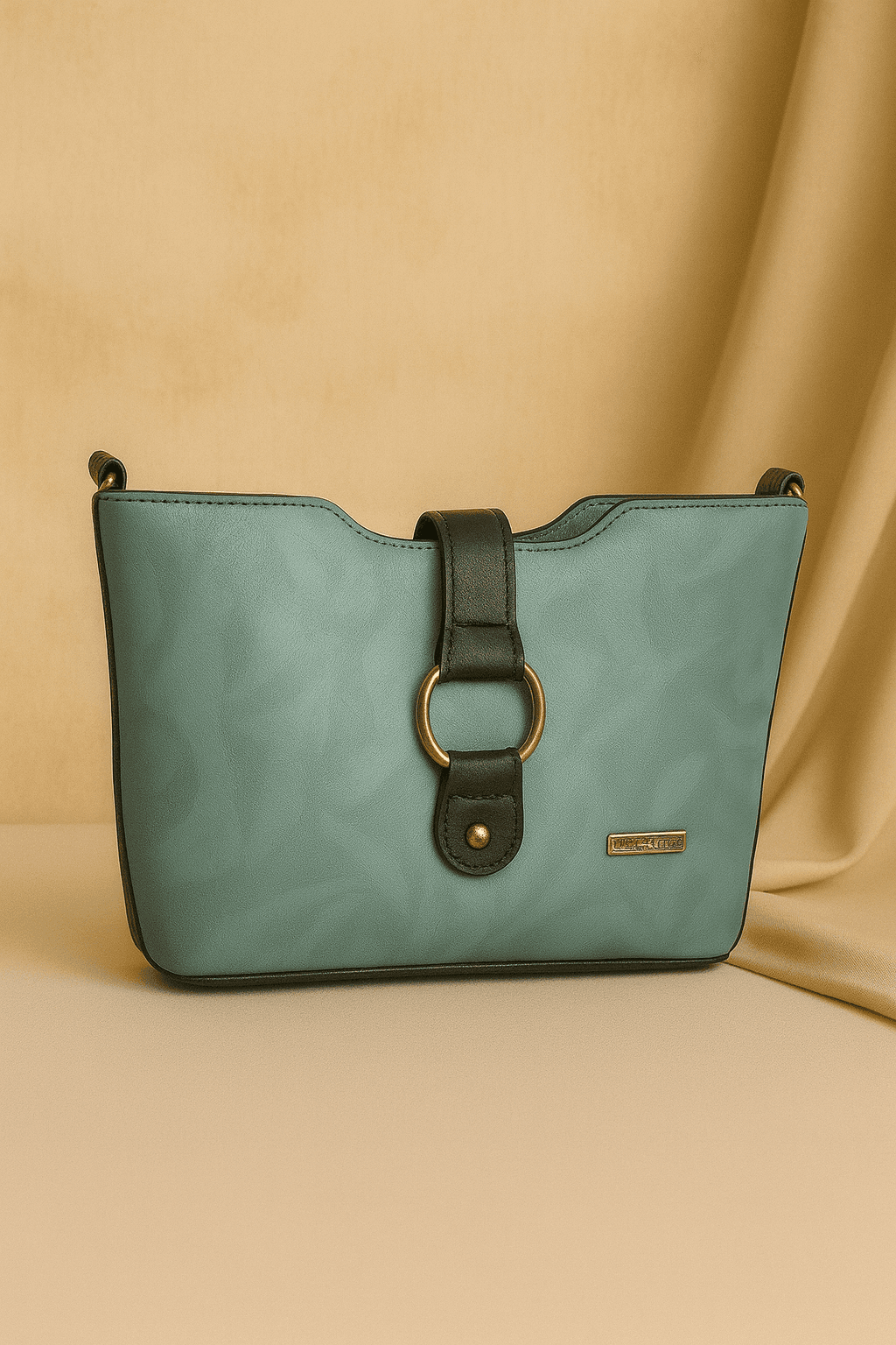 Women & Girls Cross Body Sling Bag with Height Adjustable Belt - Light Green thumbnail 4