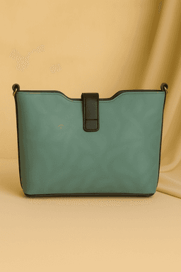 Women & Girls Cross Body Sling Bag with Height Adjustable Belt - Light Green