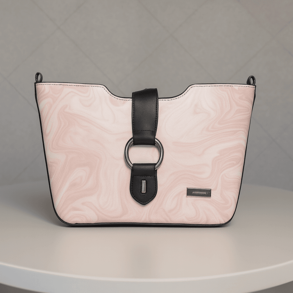 Women & Girls Cross Body Sling Bag with Adjustable Belt - Pink thumbnail 4