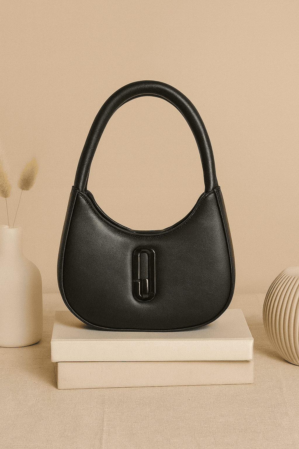 Women & Girls Shoulder Bags - Black Stylish Handbag thumbnail 4