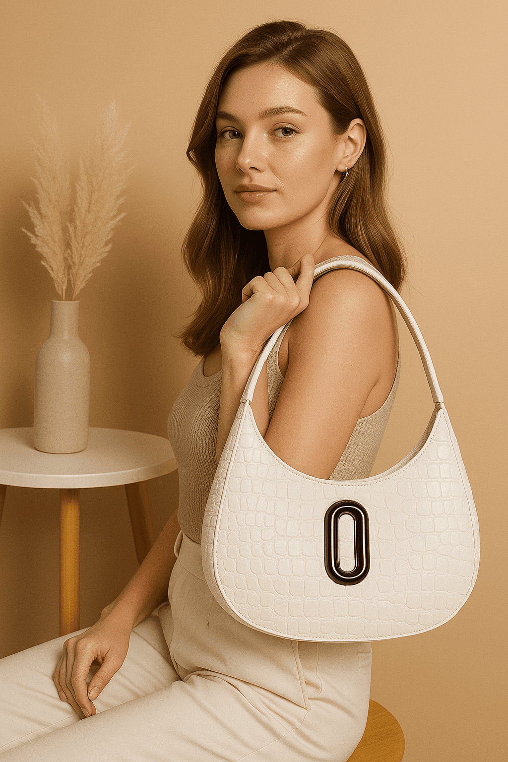 Women & Girls Shoulder Bags - Shoulder Handbag White thumbnail 2