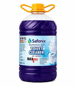 Safonix Toilet Cleaner Liquid 5 L | Max Clean Toilet Bowl Cleaner | Anti-Bacterial Formula