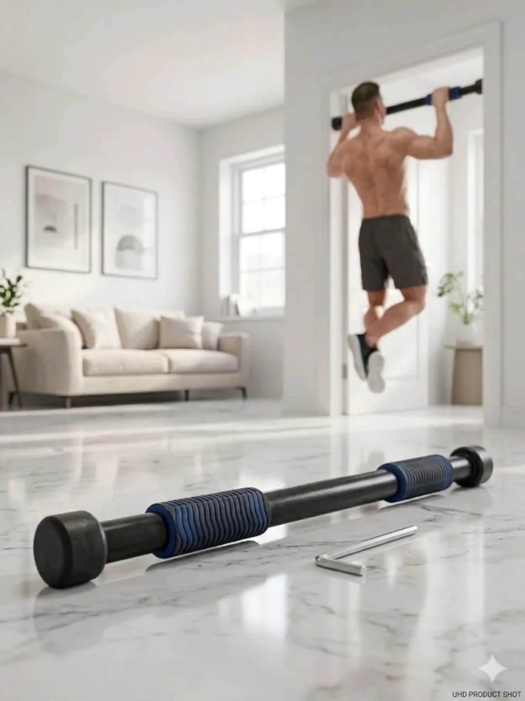 Pull Up Bars For Home Workout Chin Up Bar Gym Accessories For Men Door Way Adjustable Hanging Rod