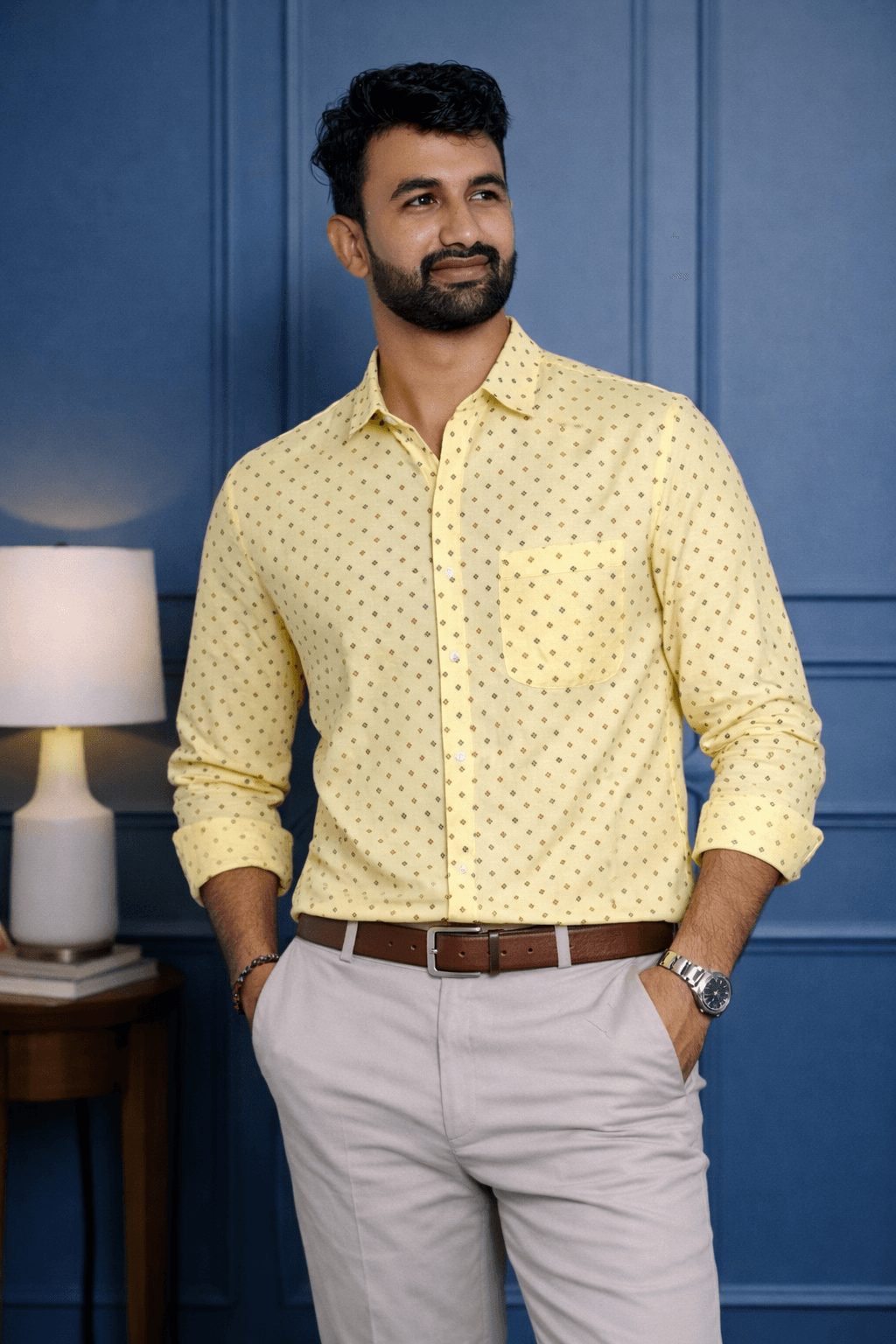 Men’S Sunshine Printed Cotton Casual Shirts thumbnail 2