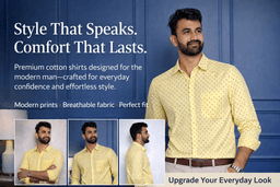 Men’S Sunshine Printed Cotton Casual Shirts