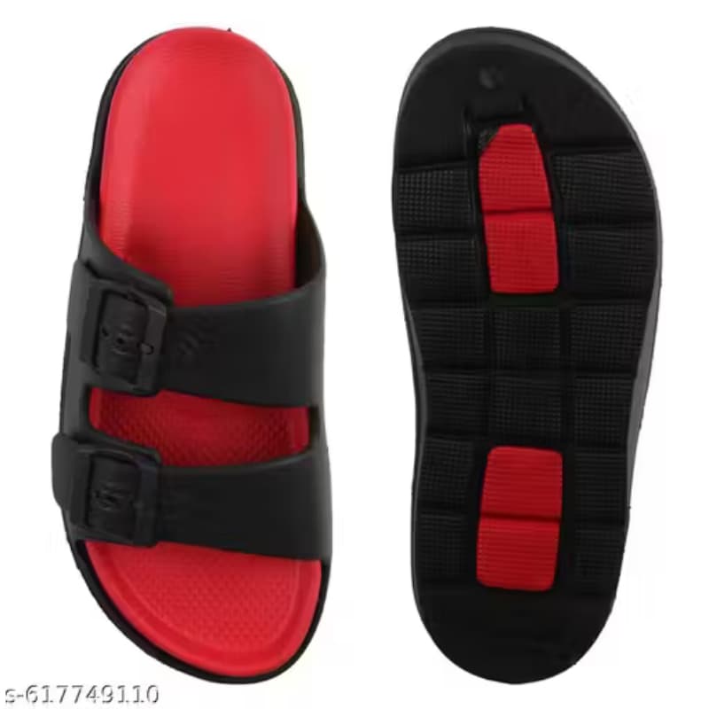 Stag Sandals For Men Dual Buckle Adjustable EVA Soft Sole Lightweight Slip Resistant Comfortable Indoor Outdoor Use thumbnail 2