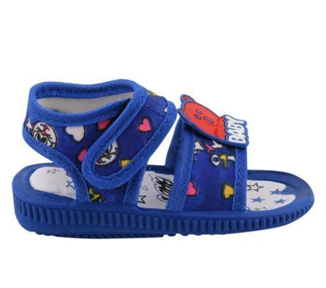 Infant& Toddler Cartoon Appliqué Open-Toe Sandals with Ankle Strap thumbnail 2
