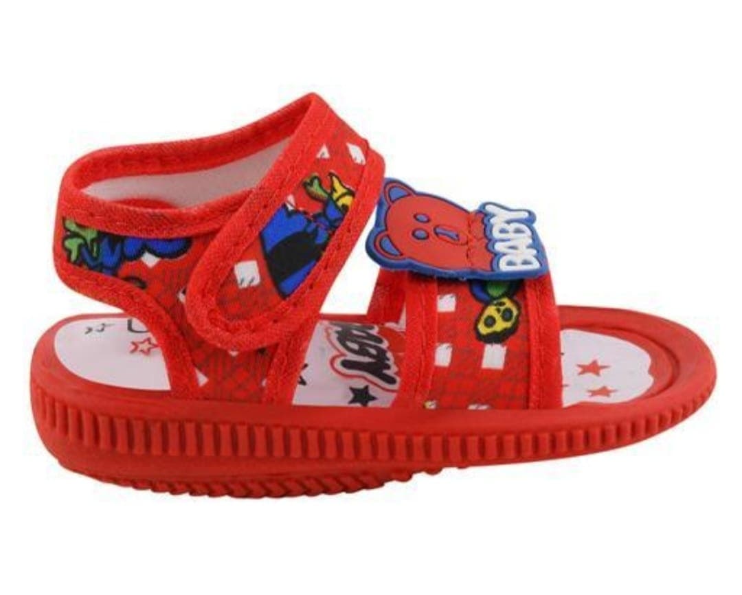 Infant& Toddler Cartoon Appliqué Open-Toe Sandals with Ankle Strap thumbnail 2