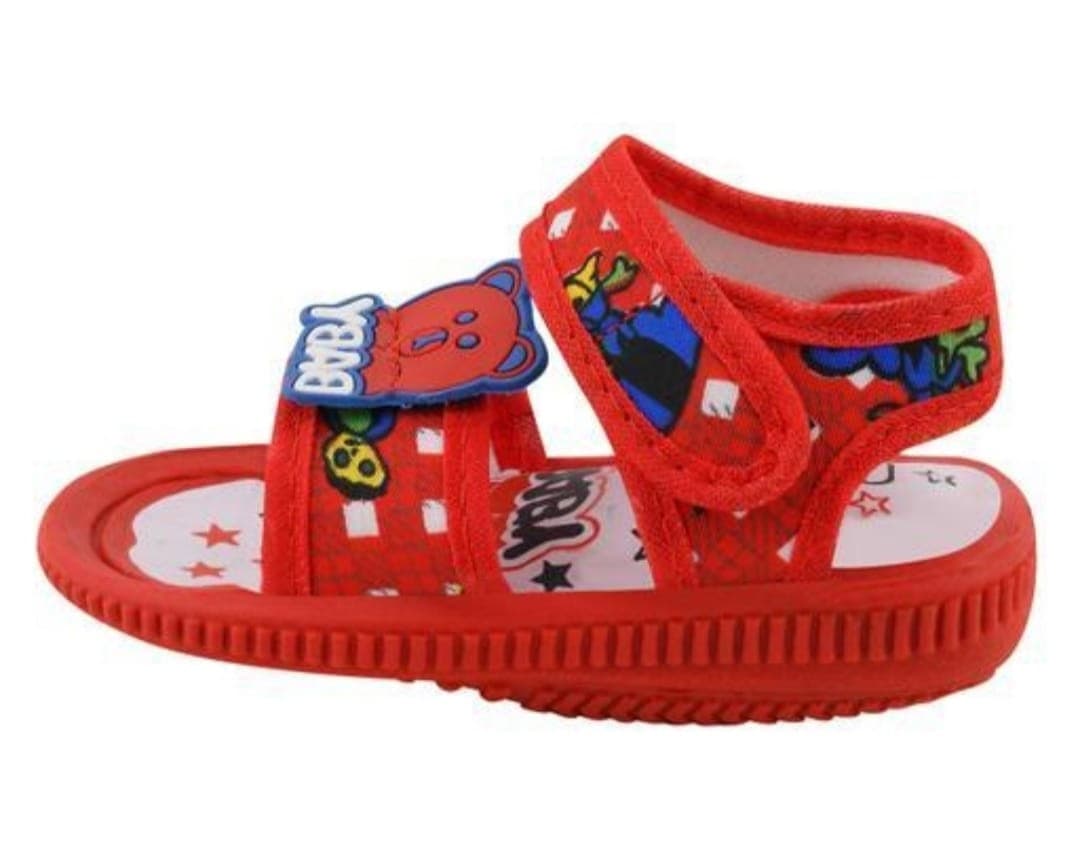 Infant& Toddler Cartoon Appliqué Open-Toe Sandals with Ankle Strap thumbnail 3