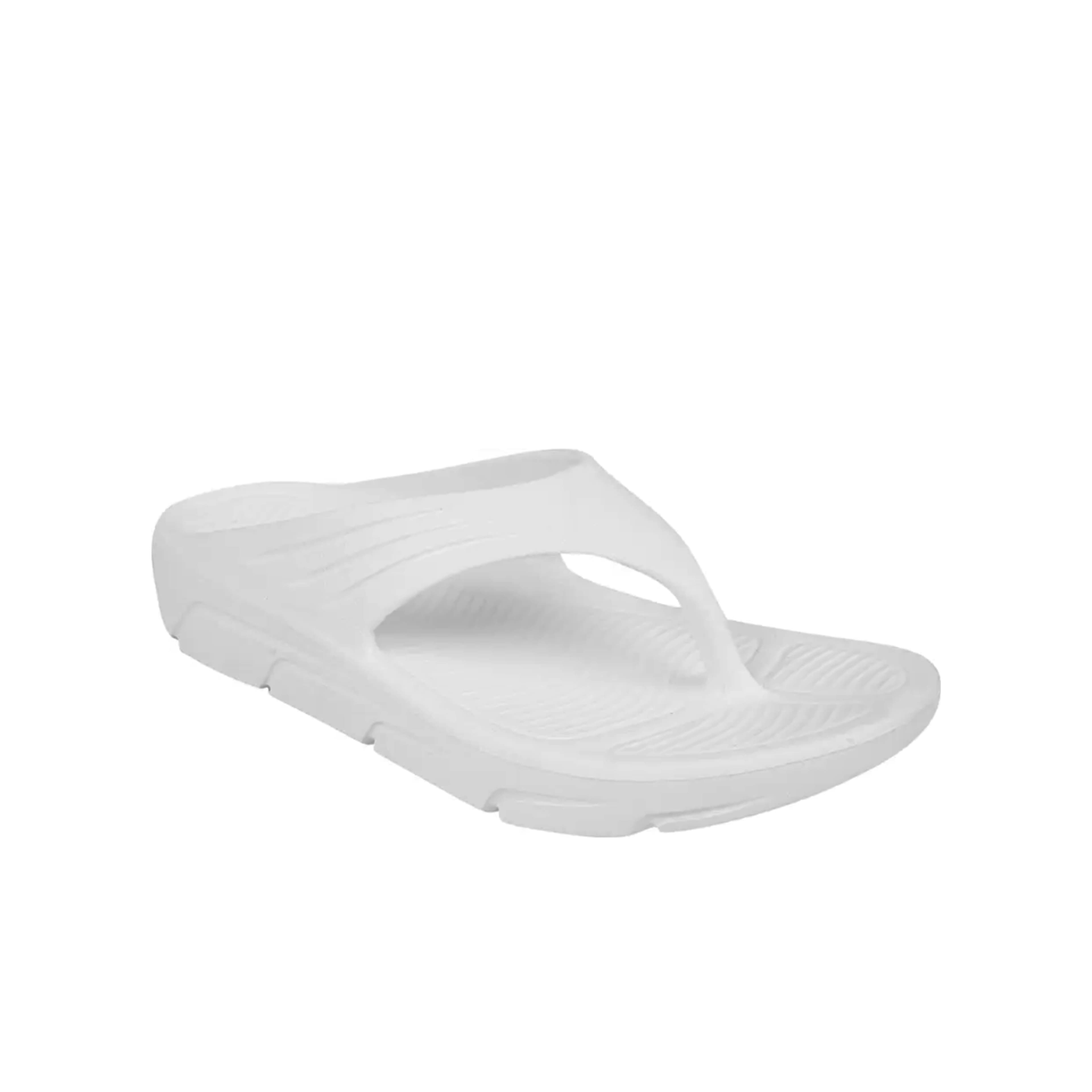 Men’s Moulded Thong Flip Flops with Textured Footbed and Chunky Sole thumbnail 2