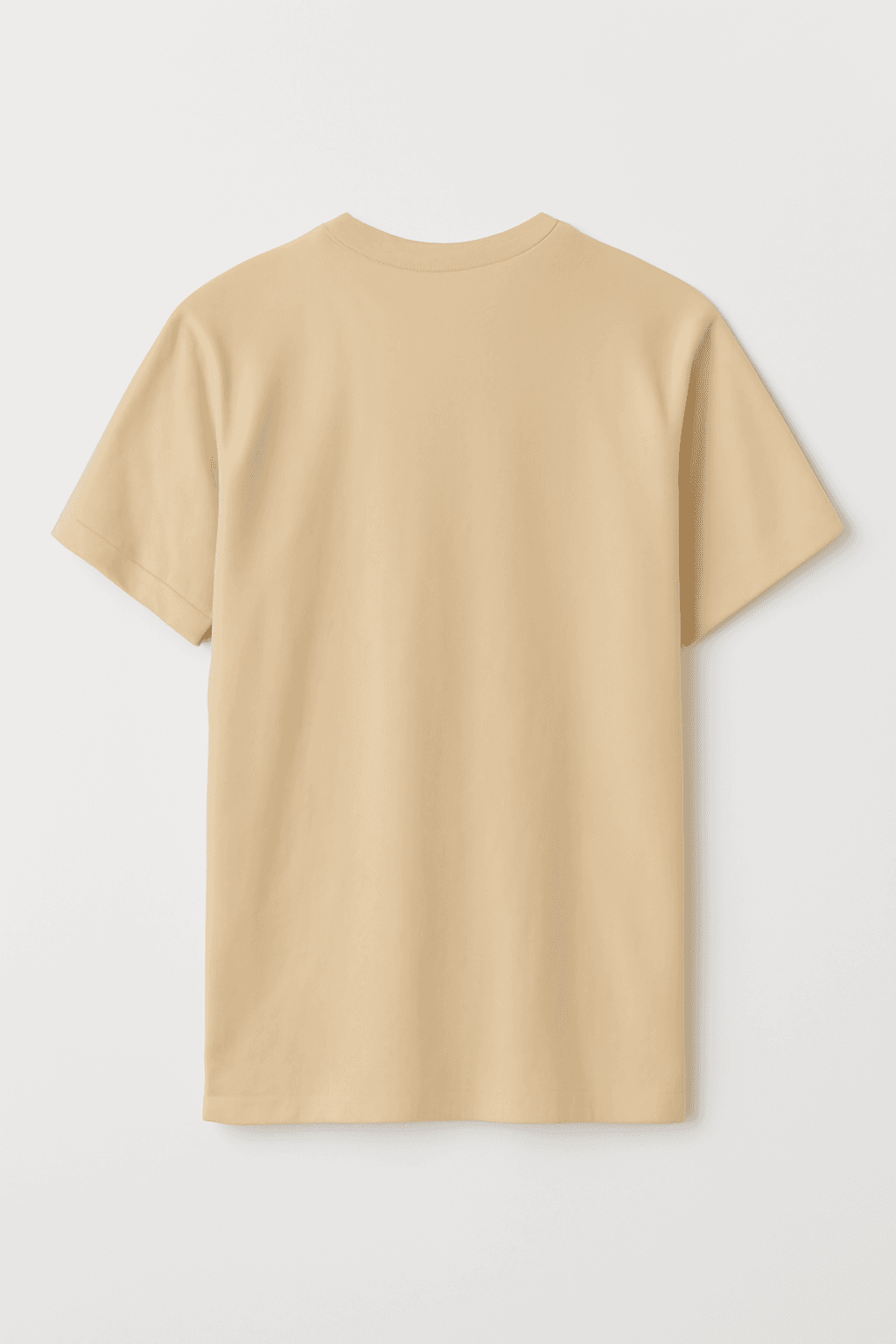 Beige round neck Tshirt thumbnail 2