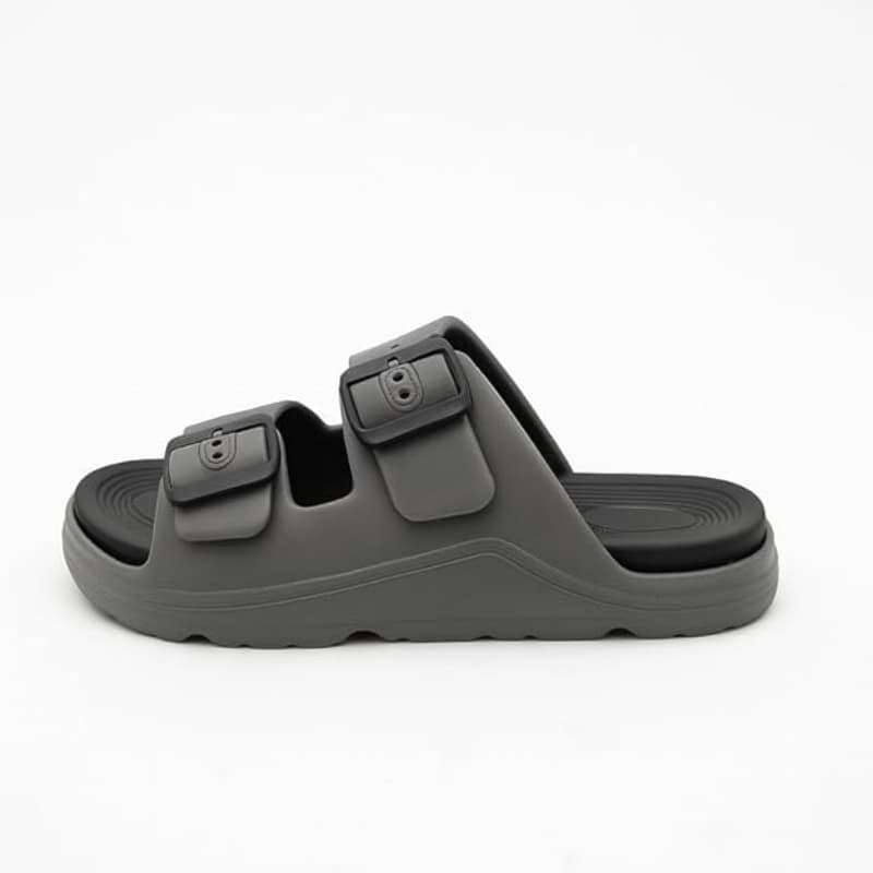 Stag Sandals For Men Dual Buckle Adjustable EVA Soft Sole Lightweight Slip Resistant Comfortable Indoor Outdoor Use thumbnail 2
