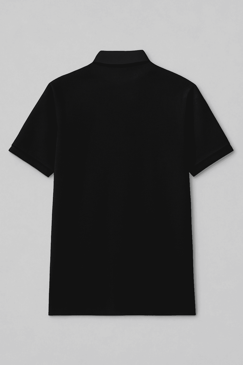 Black polo tshirt thumbnail 2