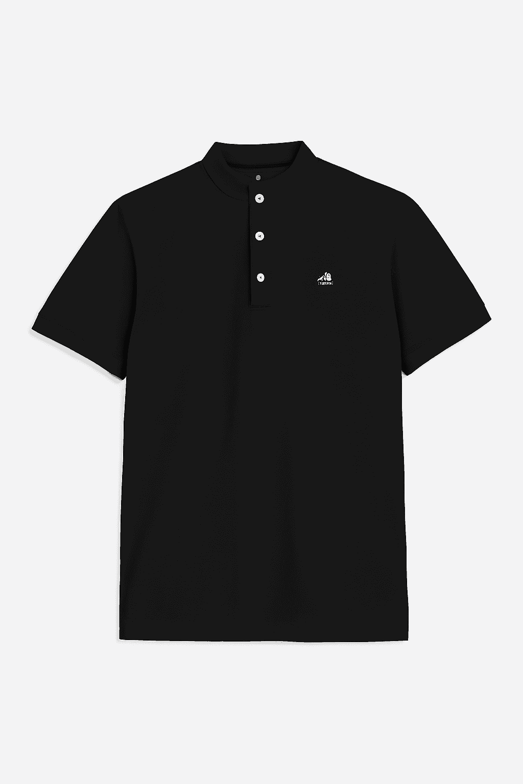 Black round neck Tshirt thumbnail 1