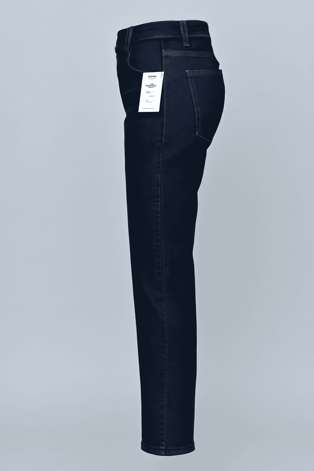 Men Relaxed Fit Mid Rise Dark Blue Jeans thumbnail 3