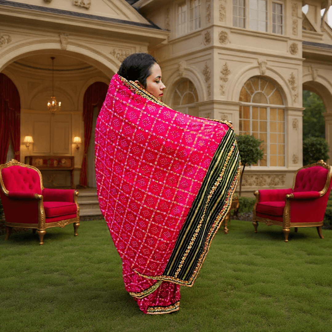 Women’S Traditional Saree With Embroidered Blouse Piece & Contrast Border – Festive Ethnic Wear thumbnail 3
