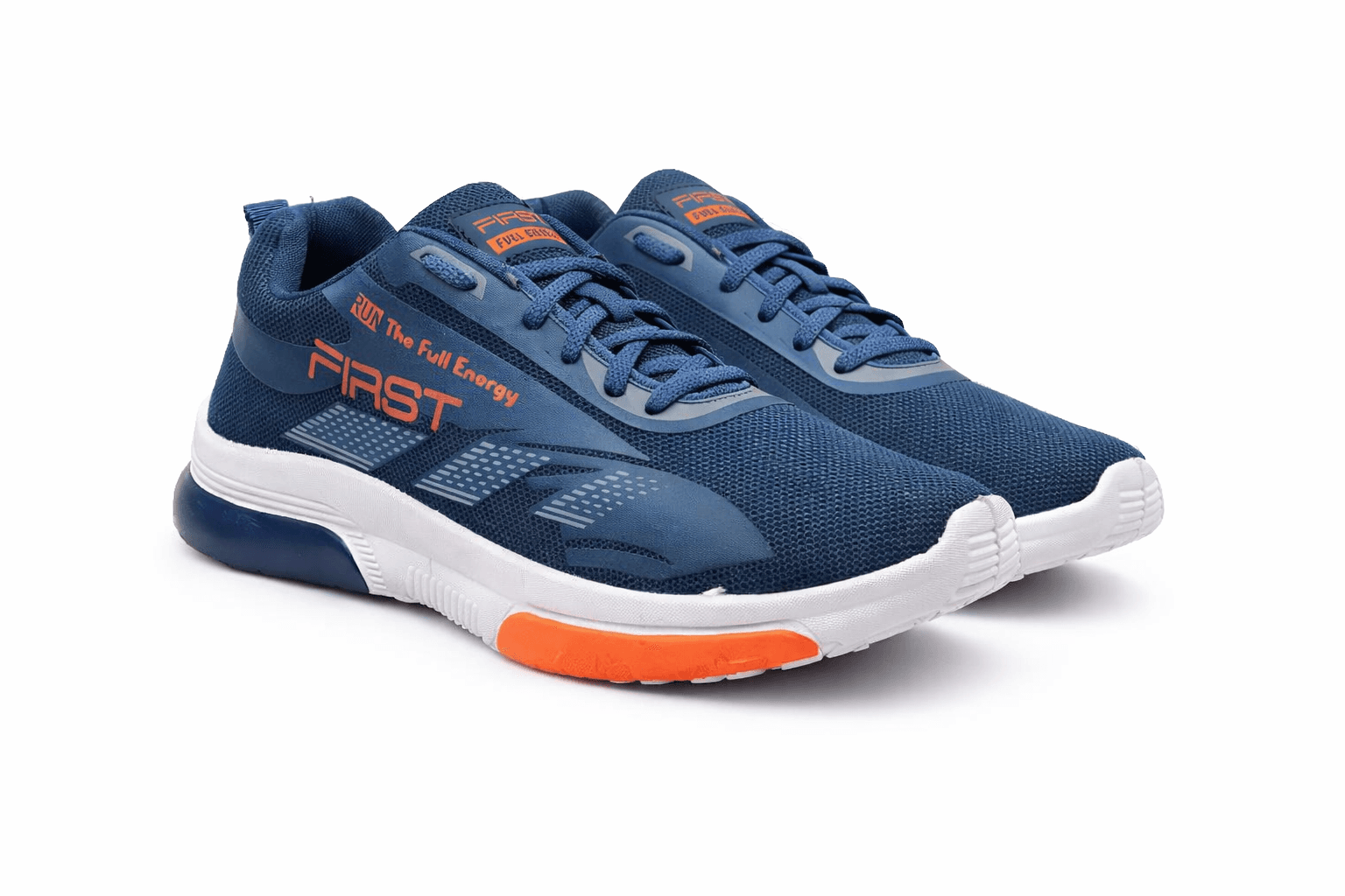 Lace-Up Mesh Sports Shoes with Cushioned Contrast Sole thumbnail 5
