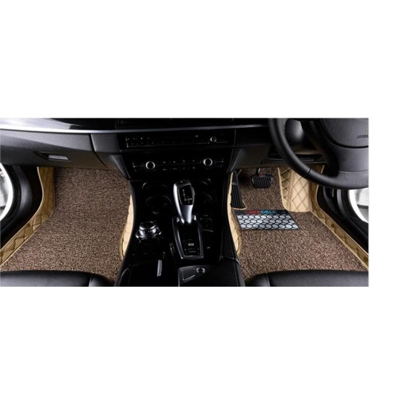 Premium Beige Car Floor Mats – Anti-Slip, Waterproof, Full Set Interior Protection Capdell Premium thumbnail 2