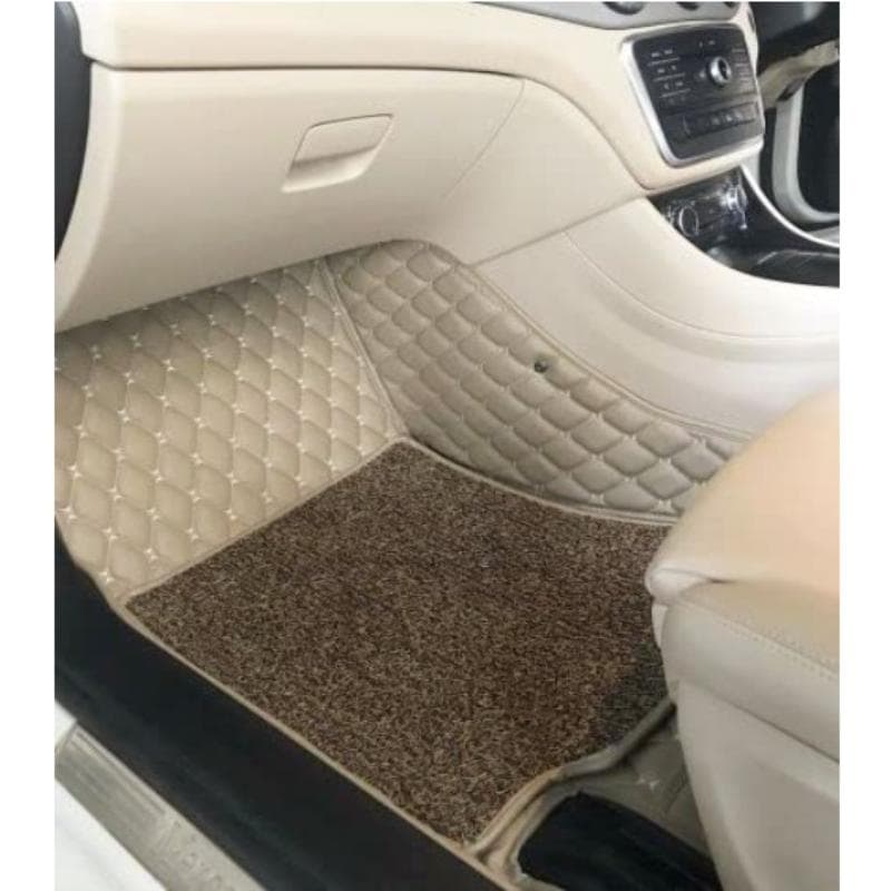 Premium Beige Car Floor Mats – Anti-Slip, Waterproof, Full Set Interior Protection Capdell Premium thumbnail 4