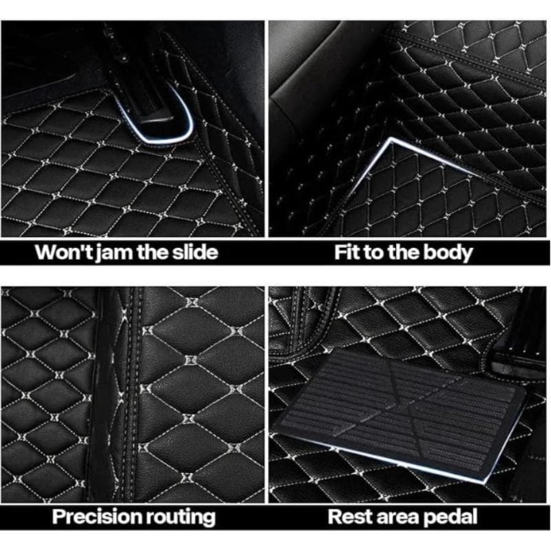 Premium Beige Car Floor Mats – Anti-Slip, Waterproof, Full Set Interior Protection Capdell Premium thumbnail 7